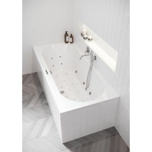 Riho Carolina Easypool 3.1 Whirlpool Inbouwbad 180x80cm - Touch - Acryl - 8714148616048 - Baden - Whirlpool Baden