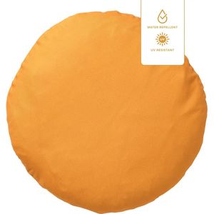 Dutch Decor Buitenkussen rond Ø40 cm - SOL - waterafstotend - geel