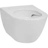 Ben Segno Hangtoilet - Compact Xtra Glaze+ Free Flush Wit - WC Pot - Toiletpot - Hangend Toilet - Excl. Toiletbril
