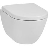 Ben Segno Hangtoilet - Compact Xtra Glaze+ Free Flush Wit - WC Pot - Toiletpot - Hangend Toilet - Excl. Toiletbril
