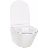Ben Sito Hangtoilet - Compact Xtra Glaze+ Free Flush - Wit - WC Pot - Toiletpot - Hangend Toilet
