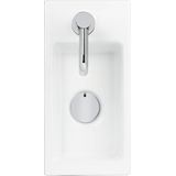 Saqu Trento Toiletfontein Links Keramiek Wit Wasbak