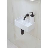 Saqu - Inspire - Wastafel - Wit - Keramiek - Compact Ontwerp