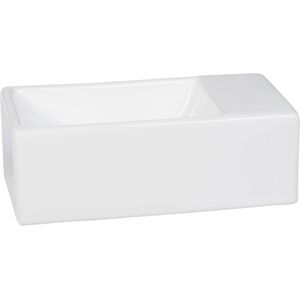 Saqu Inspire fontein zonder kraangat 30,5x18x11 cm Wit