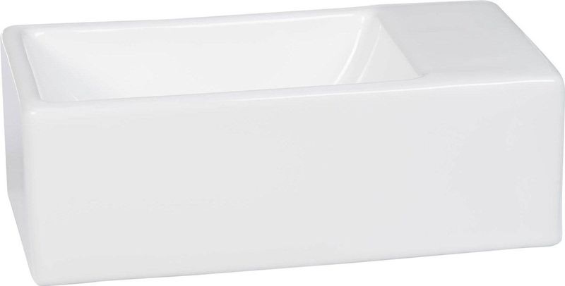 Saqu - Inspire - Wastafel - Wit - Keramiek - Compact Ontwerp