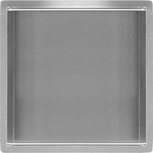 Saqu Shine inbouwnis 30x7x30cm RVS