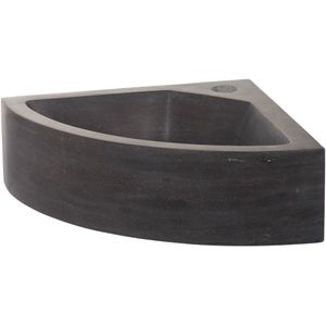 Ben Venetia - Hoekfontein - Hardsteen Zwart - 30x30x10 cm - 1 Kraangat