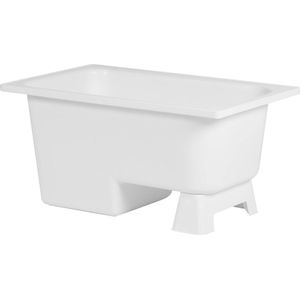 Saqu - Zitbad - Wit - Acryl - Inclusief Poot