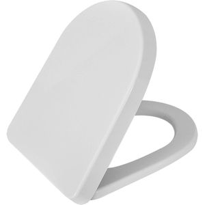 Saqu WC Bril - Incl. Deksel met Softclose - Wit - Toiletbril