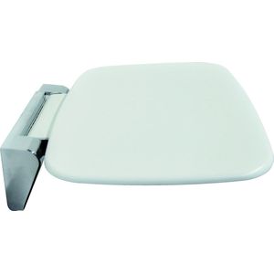 douchestoel opklapbaar wandmontage wit/chroom