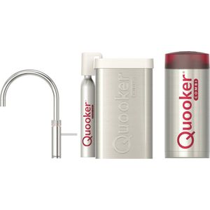 Quooker Combi Fusion Round Chroom met Cube