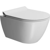 Ben Segno Hangtoilet - Compact Xtra Glaze+ Free Flush - Mat Wit - WC Pot - Toiletpot - Hangend Toilet - Excl. Toiletbril