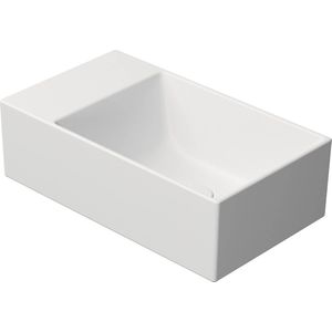 Ben Stelvio mat witte fontein met doorslaanbaar kraangat 40x23x12cm