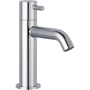 Saqu Eurotrend Fonteinkraan - 15.6 cm Hoog - Chroom - Toiletkraan - Koudwaterkraan - WC kraan