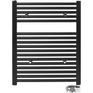 Beaux Calm EL Elektrische Handdoekradiator - 400W - 60x76.6 cm - Mat Zwart - Verwarming Badkamer - Radiator