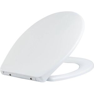 Saqu Clear toiletbril met softclose 37,2x44,6x5,2cm wit
