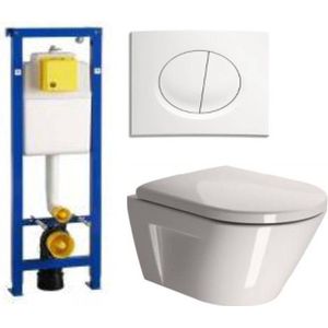 Ben Sito complete toiletset met Lake wit bedieningspaneel