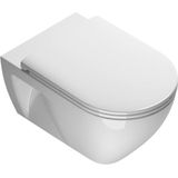 Ben Puro hangtoilet Xtra glaze+ Free flush inclusief zitting wit