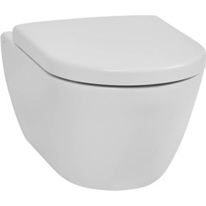 Ben Segno Hangtoilet - met Toiletbril - Xtra Glaze+ Free Flush - Mat Wit - WC Pot - Toiletpot - Hangend Toilet