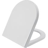 Saqu Touch toiletbril met softclose en quick release 35,9x46,4x5cm Mat wit