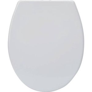 Saqu Clear WC Bril - met Softclose en Quick Release - 37.2x44.6x5.2 cm - Mat Wit - Toiletbril