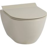 Ben Segno hangtoilet met toiletbril compact Xtra glaze+ Free flush mat beige