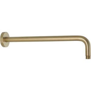 Ben Round douche-arm 40cm Geborsteld messing