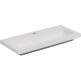 Saqu Salto Slimline voorgemonteerd badmeubel incl. wastafel 80x40cm wild eiken/zwart