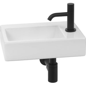 Clou Flush 2 complete fonteinset rechts wit/zwart