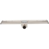 Ben Drain complete douchegoot 70cm met Ø40mm waterslot en dicht rooster RVS