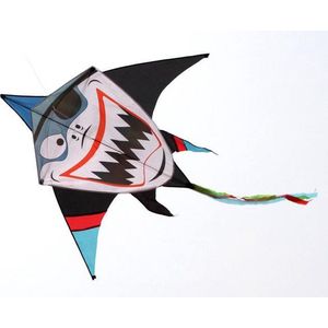 Pro-Care Vlieger vorm Crazy Shark maat 1.2 meter breed en 1.6 cm hoog - Enjoy the Sky!