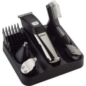 Pro Care Excellent Quality® 6 in 1 RVS baard, haar en body trimmer tondeuse - Bodygroomer mannen - Mannen - Met 6 extra RVS opzetkammen voor de perfecte lengte overal - Kleur RVS Zilver