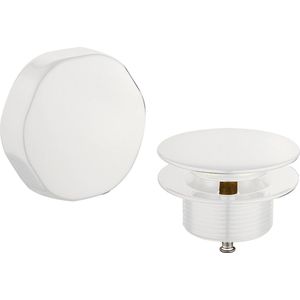 Saqu Base afbouwdeel voor badafvoercombinatie mat wit