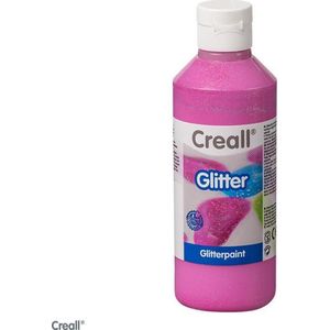 Glitterverf roze