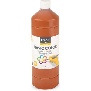 Plakkaatverf creall basic donkerbruin 1000ml | 1 fles