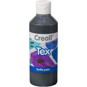 Textielverf creall tex zwart 250ml | Fles a 250 milliliter