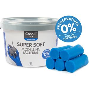 Creall Supersoft boetseerklei blauw - 1750gram