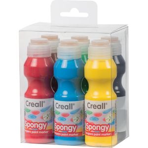 Creall Spongy plakkaatverfstift 6x70ml