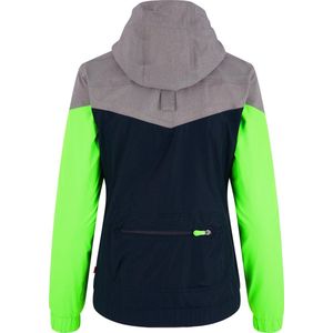 Color Blocking-Jasje - Zwart - Katoen - Capuchon