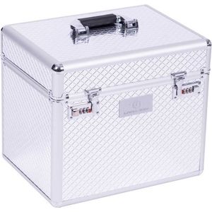 Imperial Riding - Grooming Box - Shiny Silver - Afmeting: 32x20x26 cm - Small