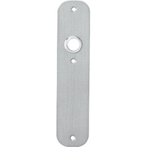 Schild plat 190x42x2mm pc55 rvs