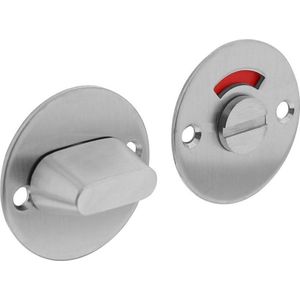 Intersteel Rozet met toilet-/badkamersluiting plat 50x2mm - RVS