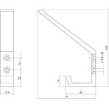 Intersteel - Kapstokhaak - Aluminium - Zilverkleurig