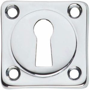 Intersteel | Rozet sleutelgat | Vierkant | Chroom