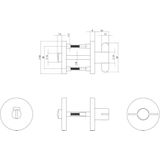 Intersteel - WC-Sluiting - Rvs Geborsteld - Modern & Strak - Per Paar