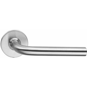 Intersteel Deurkruk Recht ø16mm slank op rozet - RVS