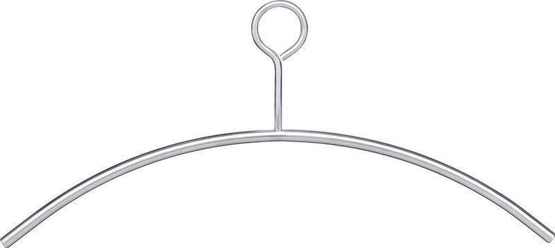 Intersteel - Kledinghanger - Rvs Geborsteld - Roestvast Staal