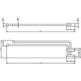 Handdoekenrek - Zwart - Metaal