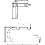 Toiletrolhouder - Chroom - Metaal