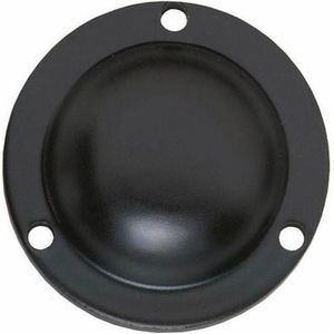 Intersteel Afdekplaatje deurknop mat zwart